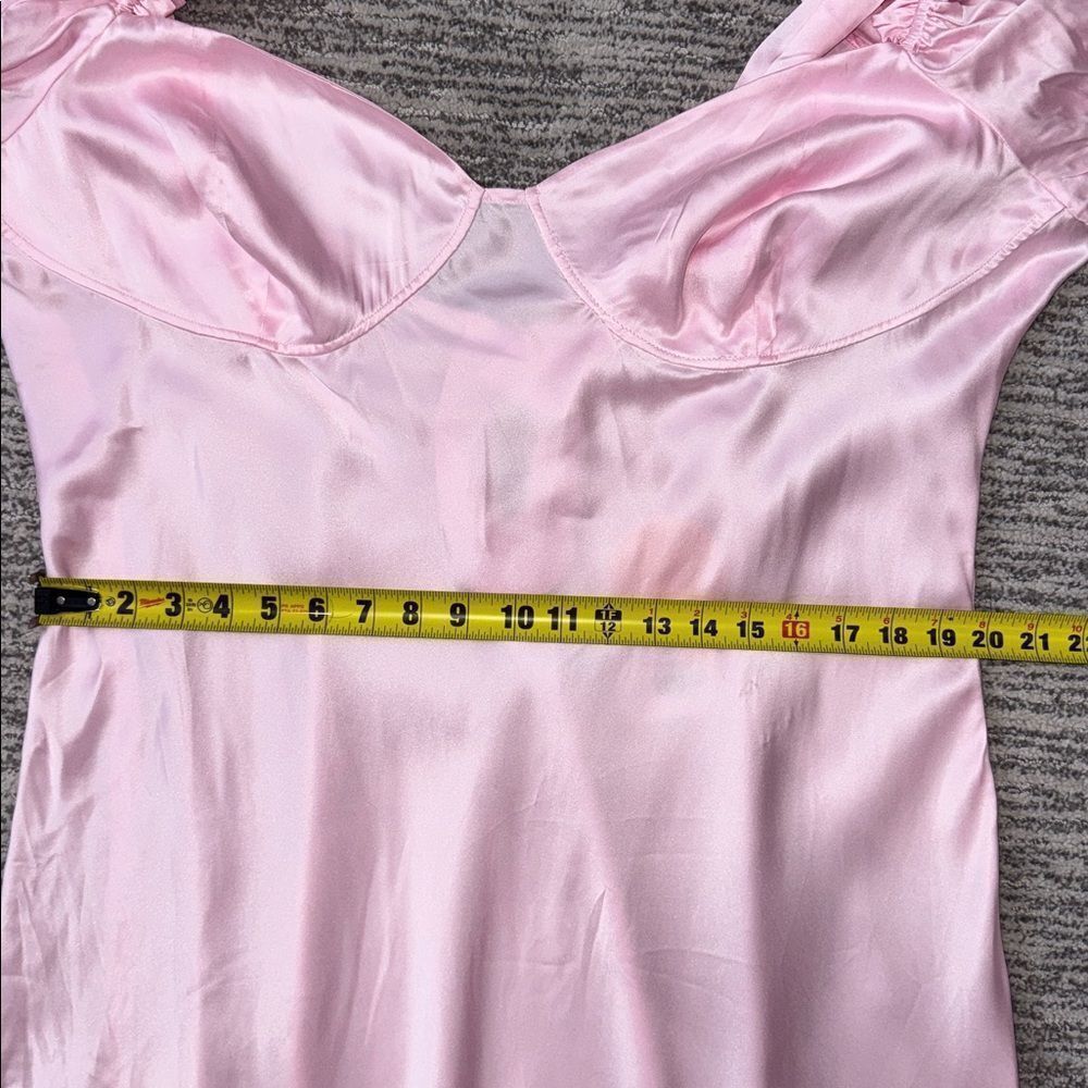 NWT SELKIE The Baby Soft Poet Slip Dress Size 5X Revolve Silk Revolve Baby Pink - Picture 11 of 16
